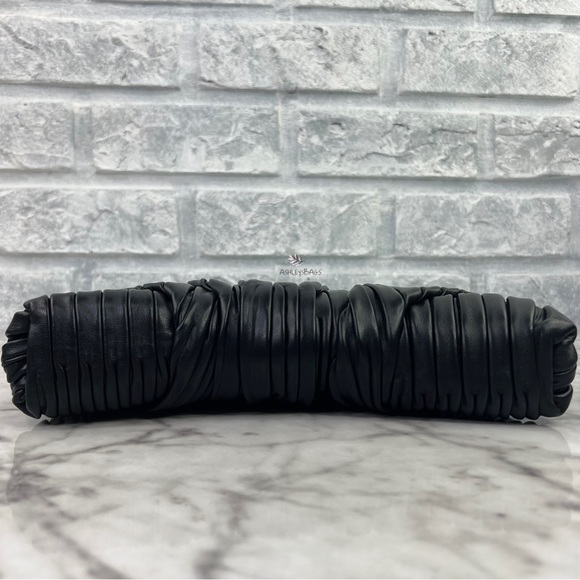 Kate Spade Patisserie Pleated 3d Croissant Clutch In Black - Picture 7 of 13